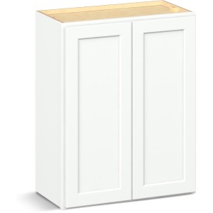 Reliabilt Parkstone II Reliabilt Parkstone II Brilliant White Wall Cabinet, 2 Door, 24-in x 30-in - 641231 | Lowe's Pro Supply